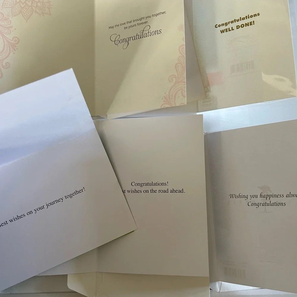NEW Lot of 14 Wedding Themed Cards (Bundle‎ 14 cards) Papyrus, Palm Press🤵⛪👰